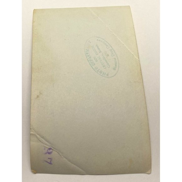 Vtg Found Photo Snapshot Toddler & Father on Porch Glendive MT Original 1930s - Picture 3 of 6